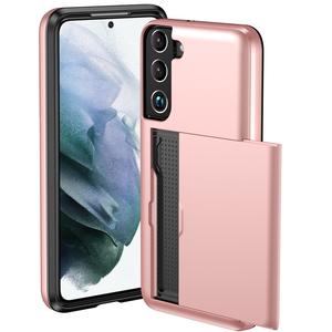 Funda deslizante para teléfono <span class=keywords><strong>Samsung</strong></span> Galaxy S22, carcasa con billetera para tarjetas de crédito, para S21 Plus, A32, A42, A52, A12, <span class=keywords><strong>A13</strong></span> - Product Image 1