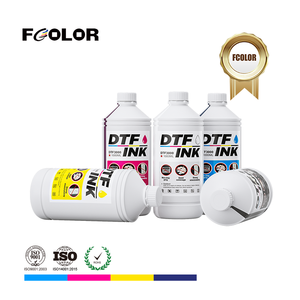 FCOLOR 1000ml DTF-Tinte Druckerherstellung 1L CMYKWW DTF-Tinte für XP600 I3200 L1800 L8050 Tintenstrahldruck-Tinte DTF-Tinte - Product Image 1