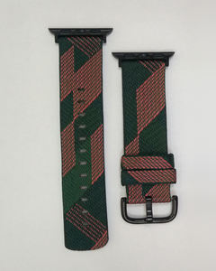 Correa de reloj de nailon <span class=keywords><strong>para</strong></span> <span class=keywords><strong>Apple</strong></span> <span class=keywords><strong>Watch</strong></span>, pulsera de tela tejida estampada a la moda, nueva - Product Image 4