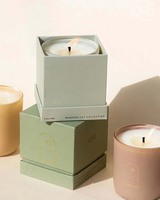Boîte d'emballage cadeau haut de gamme personnalisée Boîte d'emballage de bougie de luxe Boîte bougeoir en papier vente en gros