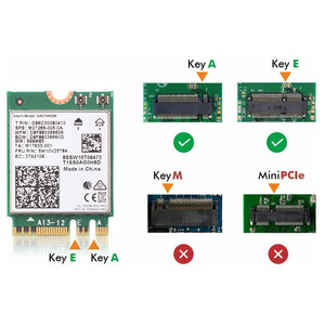 EDUP Offre Spéciale Tri-bande 2.4Ghz/5.8Ghz/6Ghz M.2 Module AX210NGW <span class=keywords><strong>AX210</strong></span> - Product Image 1