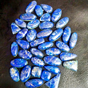 Natural Lapis Lazuli Gemstone Cabochon Loose Gemstones Blue Lapis Stone for Jewelry Making Wire Wrapping Bezel Setting - Product Image 1