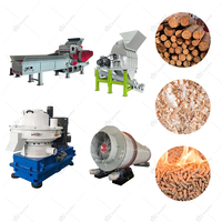 Moulin à granulés de bois professionnel 1-15 tonnes/H biomasse/machine à granulés de bois Machine à granulés de bois ligne de granulés de bois