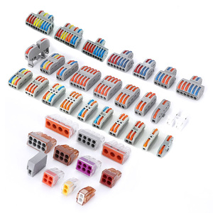 ขั้วต่อสายไฟแบบเสียบเร็วอเนกประสงค์ สำหรับการเชื่อมต่อสายไฟฟ้า วัสดุหน้าสัมผัสทองแดง - Product Image 1