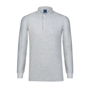 Chemises polo à manches longues en tissu tricoté personnalisées pour hommes et femmes, avec logo brodé, pour l'automne et l'hiver - Product Image 4