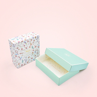 Boîte cadeau rigide en carton écologique, matériaux recyclés, emballage tiroir, logo personnalisé pour portefeuille, parfum, bougie