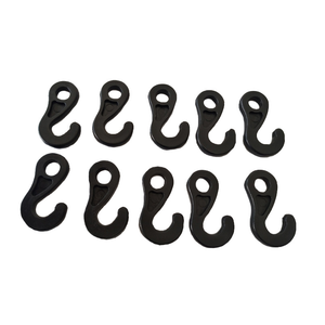 ISURE MARINE, equipo para acampar al aire libre, tienda de Kayak para barco de crucero negro con 10 piezas de ganchos en S, piezas de plástico, suministros marinos - Product Image 2