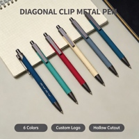 Bolígrafo Ligero de Aluminio con Diseño Recortado, Regalo Promocional con Logotipo Personalizado para Empresas