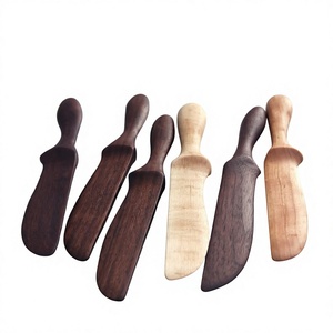 Juego de Cuchillos para Queso de Madera, Modernos y Ecológicos, con Acabado Espejo, Espátula para Mantequilla con Mango, AZ ENTERPRISES, para Bodas - Product Image 1