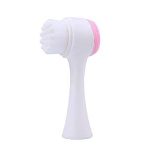 Venta caliente 2 en 1 de silicona de doble cara cepillo exfoliante Facial Spa aplicable limpiador de poros faciales exfoliante y cepillo de masaje - Product Image 6