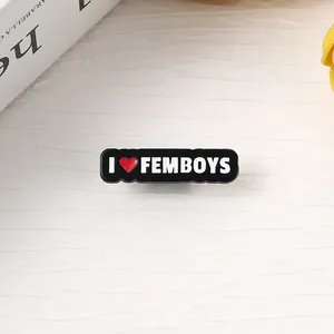 I Love <strong>Femboys</strong> Enamel Pin Queer Culture Pride LGBTQ Metal Brooches Backpack Lapel Badge Fashion Jewelry Gift Friends for <strong>Clothes</strong> - Product Image 6