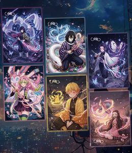 HuoHu Demonslayered and Pokemoned Crossover Fantasy Series, Juego de Cartas Coleccionables Polarizadas, Regalos para Niños - Product Image 4