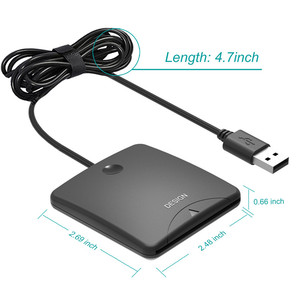 Multifunctional Bank Credit Card SIM ID ATM IC Card Chip Smart <strong>Reader</strong> with USB Interface - Product Image 4