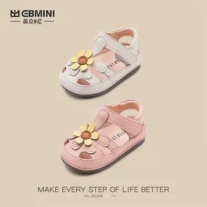 Ebmini Sandals Women's Baby Summer Non-slip Soft Bottom Children's Foreign Style Princess Shoes Tip-binding Toddler Shoes