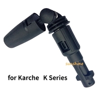 Pistola de Agua de Alta Presión SS con Boquilla Giratoria de 360 Grados, Chorro de Agua Recto o en Abanico para Lavado de Autos, para Pistola K2 3 5 Lavor