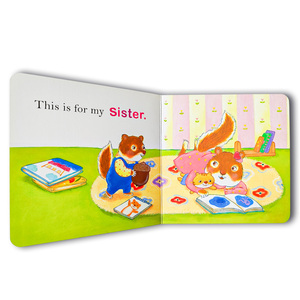 Livres d'histoires imprimés sur du carton écologique pour bébés, personnalisés et colorés, pour l'apprentissage précoce des enfants, impression de livres d'images pour enfants - Product Image 2