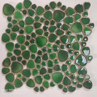 Carreaux de céramique pour escaliers, mosaïque de galets, carreaux de piscine pour aménagement paysager, mosaïque de céramique craquelée pour décoration murale