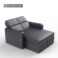 BFP Heim- und Gewerbe-Projektmöbel Heimkino-Sitze Echtleder und Mikrofaser-Leder Polstersofa