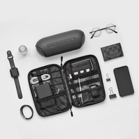 Estuche Organizador de Viaje para Dispositivos Electrónicos Grandes, Bolsa de Almacenamiento para Accesorios Tecnológicos, Teléfono, Batería Externa, Tarjeta SD, Cables