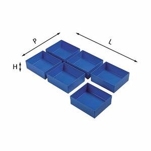 6 Piece Blue <b>Tool</b> Storage Tray Set For Organizing Small Parts And <b>Tools</b> In Workshop Or Garage - Product Image 1