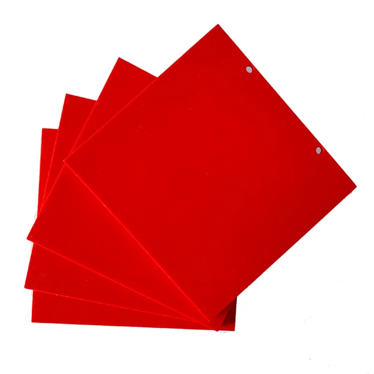 Plate Red Nema Grade GPO-3 Material Sheet