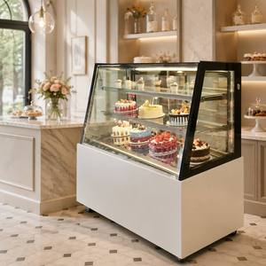 Vitrine à gâteaux verticale commerciale de 300L-700L avec design ultra-silencieux et système d'économie d'énergie pour café - Product Image 2