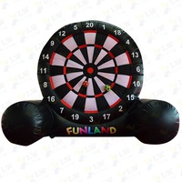 Jeu de fléchettes géant gonflable de football Lvfrog ALWP-04-04, jeu de fléchettes sur cible de football avec option de couleur personnalisée