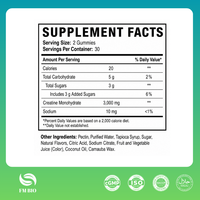 Gummies de créatine quotidiennes pour femmes sportives – Qualité de production stable, design compact et indépendant, faciles à transporter pendant l'entraînement