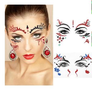 Personnalisé Unique Brillant Paillettes Auto-Adhésif Tatouage Temporaire Autocollant <span class=keywords><strong>Visage</strong></span> Décoration - Product Image 6