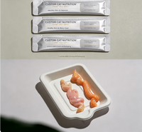 Nourriture humide pour chats à haute teneur en protéines, faible en matières grasses, sans céréales, 100% naturelle, saveur saumon, poulet, thon, pour la croissance musculaire
