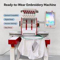 Machine à broder automatique accessible avec une surface de 360x510 mm pour la broderie artisanale