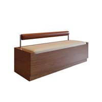 Ensemble de meubles de restaurant modernes en bois massif et rotin avec un design doux pour une utilisation en extérieur dans les hôtels et les cafés - Table et chaises à manger