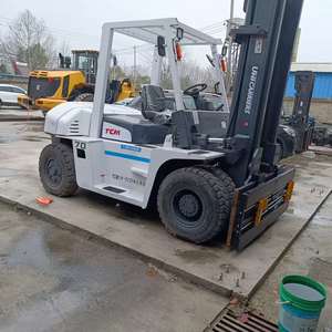 Montacargas Diésel de Segunda Mano TCM de 7 Toneladas y 3 Metros, Ecológico, Marca Japonesa, con Capacidad de Carga de 3000 kg para Industrias Minoristas - Product Image 3