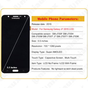 Repuesto de Pantalla de Alta Calidad para Teléfono Móvil, AMOLED Original de 5.5'' para Samsung Galaxy J7 <span class=keywords><strong>2015</strong></span>, Reparación de Pantalla de Smartphone - Product Image 6