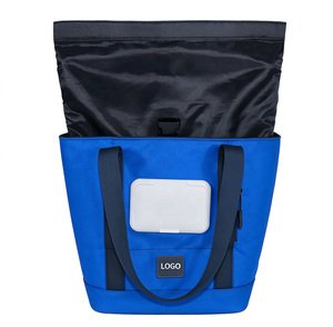 Bolsa Térmica Portátil Ecológica de Poliéster, Aislada, Impermeable, con Cierre de Cremallera, 20L, para Playa, Picnic, Leche Materna, Almuerzo - Product Image 6