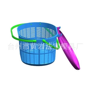 Molde para cesta de frutas para moldeo por inyección de plástico con material P20 y una superficie de separación - Product Image 1