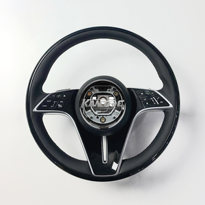 อัพเกรดพวงมาลัยหุ้มหนังสีน้ำตาลสำหรับ Mercedes Benz W204 W205 W211 W212 W213 W176 W221 W166 W167 X166 <span class=keywords><strong>GLE</strong></span> 53 63 AMG - Product Image 5