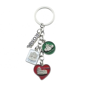 ONEWAY Enamel Keychain Fancy Cute Ice Cream <b>Key</b> Chain <b>Ring</b>, <b>Custom</b> Logo Metal 3D Souvenir Zinc Alloy Oem Soft Enamel Die Casting - Product Image 2