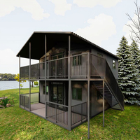 Casa Contenedor Prefabricada de Lujo, Expandible, Lista para Habitar, 5 Dormitorios, Precio de Casa Prefabricada, Casa Modular