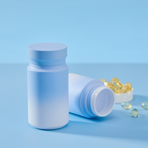 Bouteilles d'emballage <span class=keywords><strong>en</strong></span> capsule PET 80 100 120 250 ml 100% PCR, pots personnalisés à dégradé de couleur avec couvercles, bouteilles écologiques pour pilules et vitamines de <span class=keywords><strong>pharmacie</strong></span> - Product Image 4