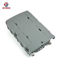 Kotak Distribusi Serat Optik 24 Core PC+ABS IP65 Tahan Air, Kotak Sambung SC Splitter untuk Kabel Feeder Drop dengan Adaptor SC LC PLC