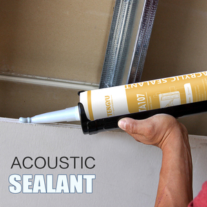 Mastic acoustique acrylique flexible à base d'eau 280ml 300ml insonorisant, adhésif puissant pour panneaux de <span class=keywords><strong>ciment</strong></span> - Product Image 2