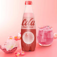 Malaisie Cola boisson gazeuse 400ML myrtille pêche saveur Cola boisson gazeuse eau gazeuse boissons exotiques