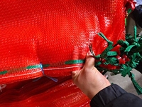 Großhandel Fabrikpreis Rote Zwiebeln Kartoffeln 25kg 30kg HDPE Tubular-Netzbeutel für Zertifizierte HUIGOR Marke