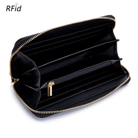 Dompet Wanita Mewah RFID Kapasitas Besar, Tempat Uang, Tempat Ponsel, Tas Clutch Grosir, Resleting, Dompet Multi Kartu Kredit Wanita