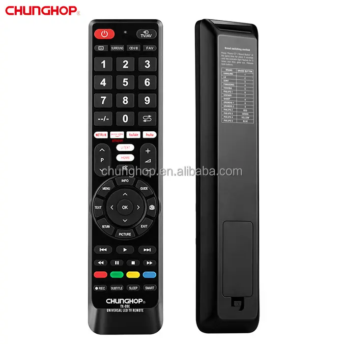 Accessori TV TX-09E telecomando smart controller adatto per Samsung LG Sony Toshiba Philips Hisense Panaso Sharp Grundig