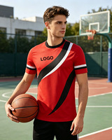 Fabricants de vêtements à faible MOQ – Hauts de sport confortables, T-shirts imprimés pour hommes de musculation, T-shirts décontractés en coton pour hommes
