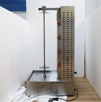 Ukitch Offre Spéciale Acier Inoxydable Moyen-Orient Gaz Poulet Viande Kebab Grill Shawarma Machine pour Restaurant avec Brûleurs