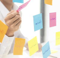 Pastel Sticky Notes Auto-Bâton Blocs-Notes