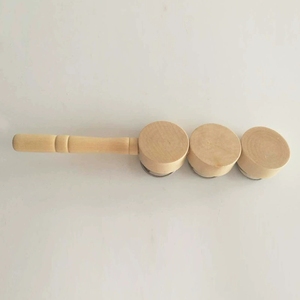 3 campanas con mango de madera, palo de campanillas, instrumento de percusión Orff para niños, campana de mano para enseñanza de ritmo - Product Image 3